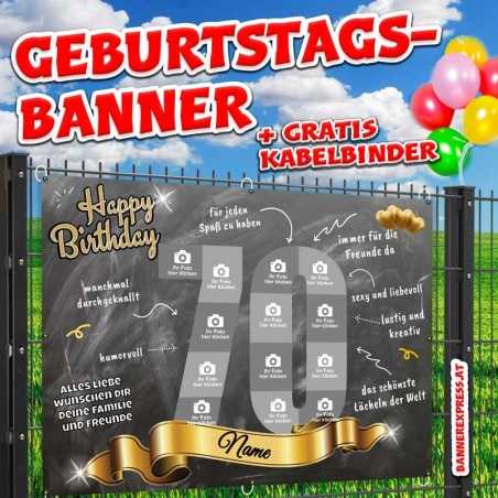 Geburtstagsbanner online gestalten Banner 70 Geburtstag Panner Plakat Plane Party Geschenk Fußball Deko selbst gestalten