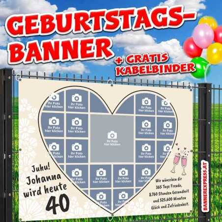 Banner Geburtstag Plakat Geburtstag selbst gestalten Geburtstagsdeko Geburtstagsbanner