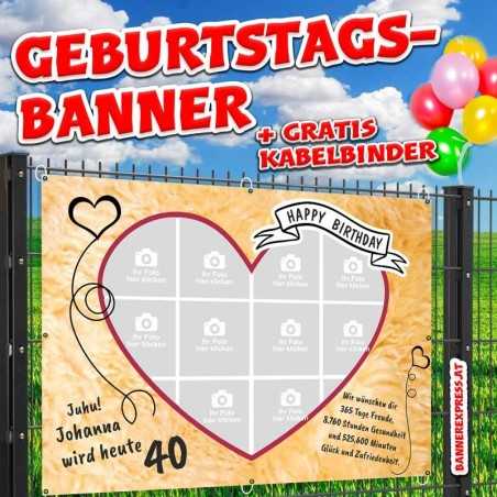 Banner Geburtstag Plakat Geburtstag selbst gestalten Geburtstagsdeko Geburtstagsbanner