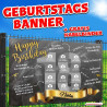 Geburtstagsbanner online gestalten mit Fotos zum 18er