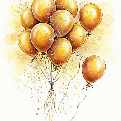 Moderne Banner Geburtstag